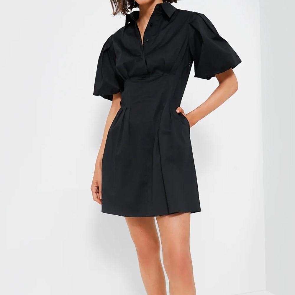 Black Mini 1/2 Button Down Delaney Dress
TUCKERNUCK